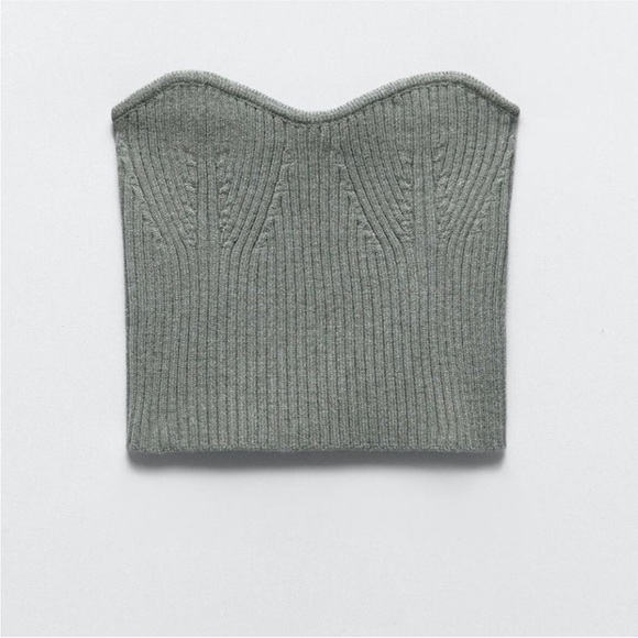 Zara knit crop top - Picture 1 of 5